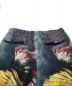 中古・古着 TAAKK (ターク) OIL PAINTING TROUSERS  オイルペインティングトラウザー　デザインパンツ　シルクパンツ サックスブルー SAX BLUE サイズ:3：14000円