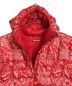 Supreme ペイズリーハーフジップダウンジャケット 22AW Micro Down Half Zip Hooded Pullover ダウンパーカー　プルオーバー レッド×ホワイト Red Paisley サイズ: XL：32000円