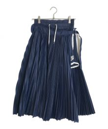 NikeLab×sacai（ナイキラボ×サカイ）の古着「Pleat Wrap Skort」｜ネイビー