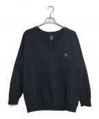 Needlesニードルズ）の古着「Vネックスウェット L/S V NECK SWEAT」｜ブラック