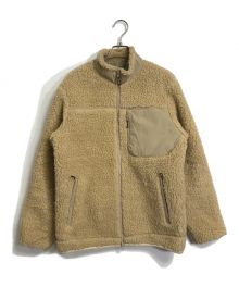 DESCENTE PAUSE（デサントポーズ）の古着「フリースジャケット」｜ベージュ