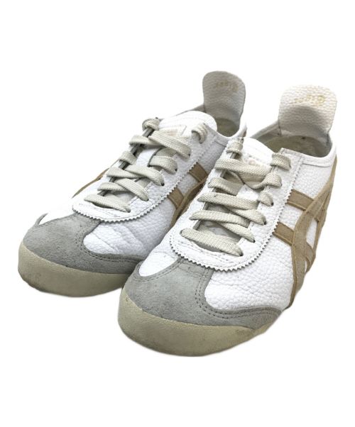 Onitsuka Tiger（オニツカタイガー）Onitsuka Tiger (オニツカタイガー) MEXICO66 ホワイト×ベージュ サイズ:23cmの古着・服飾アイテム