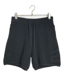 AMIRI（アミリ）の古着「MA LOGO MESH SHORTS MA ロゴ メッシュショーツ ハーフパンツ　24SS」｜ブラック