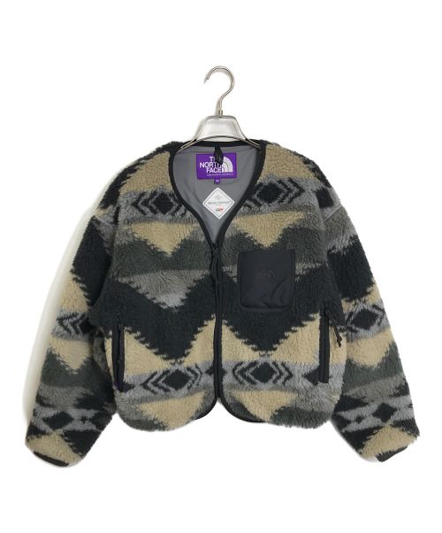 THE NORTHFACE PURPLELABEL（ザ・ノースフェイス パープルレーベル）THE NORTHFACE PURPLELABEL (ザ・ノースフェイス パープルレーベル) Wool Boa WINDSTOPPER Field Cardigan 23ＡＷ ネイティブボアカーディガン オリーブ サイズ:WSの古着・服飾アイテム