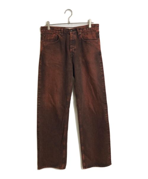 DAIRIKU（ダイリク）DAIRIKU (ダイリク) WASH N'WEAR Denim Pants レッド サイズ:W29(73.5cm)の古着・服飾アイテム