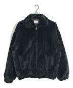 MONKEY TIMEモンキータイム）の古着「FAUX FUR ZIP BLSN ブルゾン ファージャケット」｜ブラック