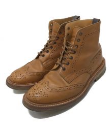 Tricker's（トリッカーズ）の古着「ウィングチップブーツ/MALTON / C-SHADE TAN」｜ブラウン