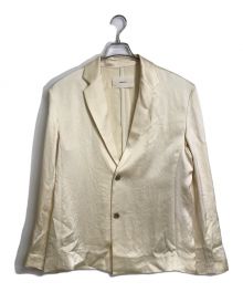 TODAYFUL（トゥデイフル）の古着「Satin Over Jacket サテンオーバージャケット　ライトアウター」｜アイボリー エクリュ