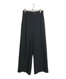 Lisiere（リジェール）の古着「Wide Pants  ワイドパンツ　L'Appartement取扱　日本製」｜ブラック