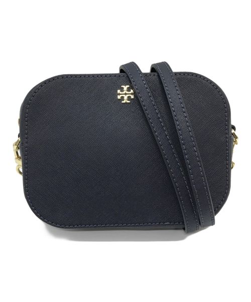 TORY BURCH（トリーバーチ）TORY BURCH (トリーバーチ) エマーソン ロゴ チェーン クロスボディバッグ ネイビー サイズ:実寸参照の古着・服飾アイテム