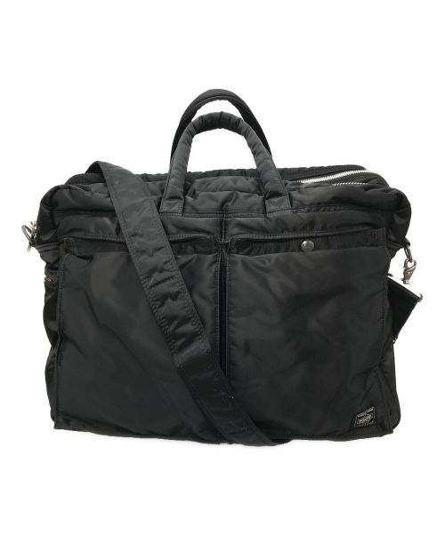 PORTER（ポーター）PORTER (ポーター) 2WAYショルダーバッグ 2WAY OVERNIGHT BRIEFCASE ブラックの古着・服飾アイテム