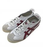 Onitsuka Tigerオニツカタイガー）の古着「ローカットスニーカー」｜レッド×ホワイト