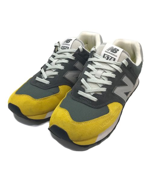 NEW BALANCE（ニューバランス）NEW BALANCE (ニューバランス) the apartment (ジ アパートメント) 574 Mustard Dip マスタードディップ グレー サイズ:US10　UK44の古着・服飾アイテム