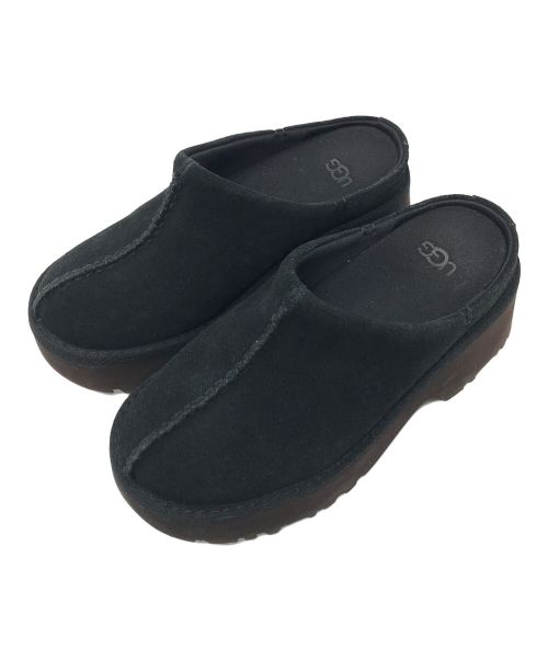 UGG（アグ）UGG (アグ) New Heights Clog ニューハイツコージー　厚底　サボ ブラック サイズ:23cmの古着・服飾アイテム