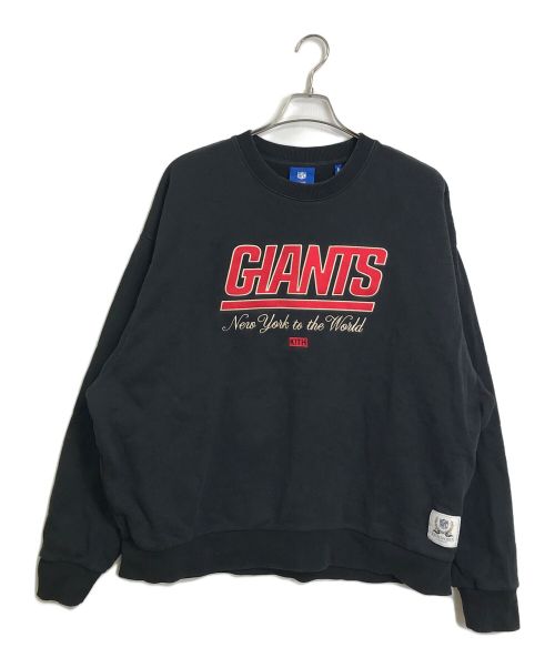 NFL（エヌエフエル）NFL (エヌエフエル) KITH (キス) Giants Nelson Vintage Crewneck ブラック サイズ:XLの古着・服飾アイテム