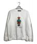 POLO RALPH LAUREN（ポロ・ラルフローレン）の古着「Polo Bear Fleece Sweatshirt ポロベアスウェット」｜ホワイト