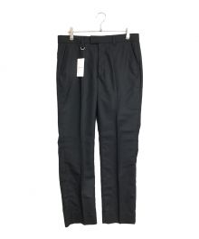 SOPHNET.（ソフネット）の古着「STRETCH WOOL STANDARD PANTS ストレッチウールスタンダードパンツ　日本」｜ブラック