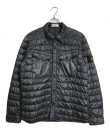 STONE ISLAND（ストーンアイランド）の古着「DOWN SHIRT JACKETダウンシャツ ジャケット」｜ブラック