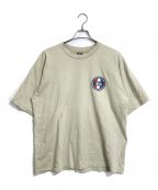 stussyステューシー）の古着「【古着】90’SバックプリントTシャツ　90年代」｜ベージュ