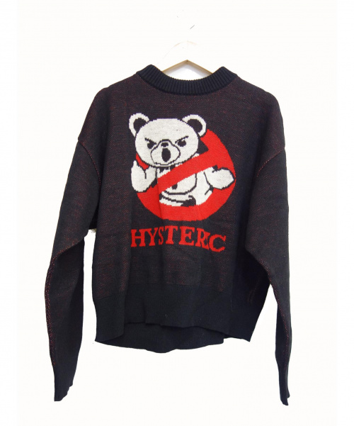 中古 古着通販 Hysteric Glamour ヒステリックグラマー ベアバスターズニット ブラック サイズ Free 011ns08 ブランド 古着通販 トレファク公式 Trefac Fashion