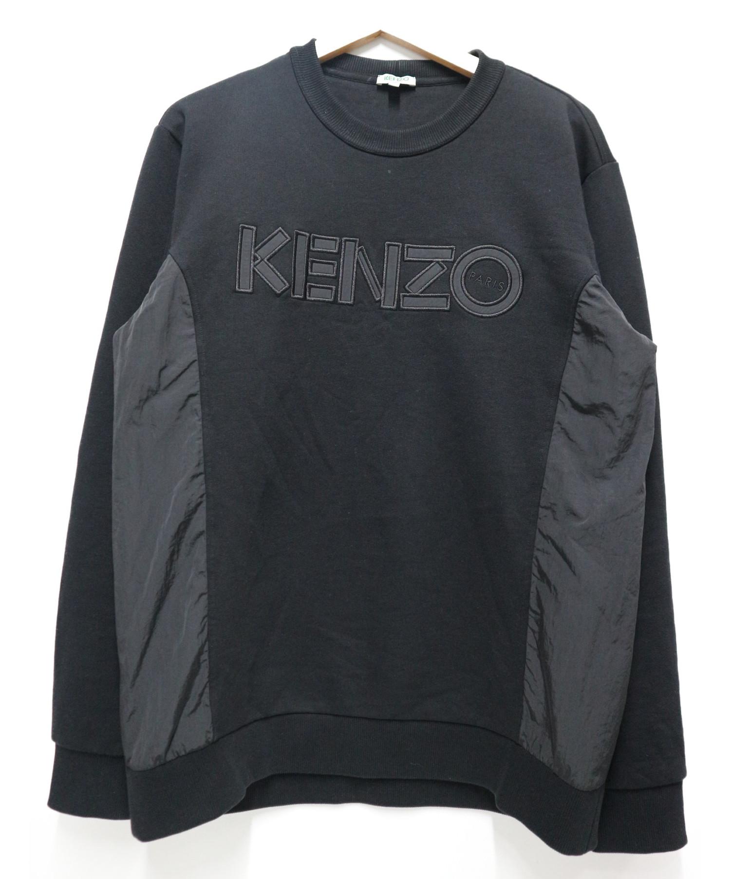 中古 古着通販 Kenzo ケンゾー ロゴアプリケットスウェット サイズ M F955sw1924mc Paris Dual Fabric Sweatshirt ブランド 古着通販 トレファク公式 Trefac Fashion