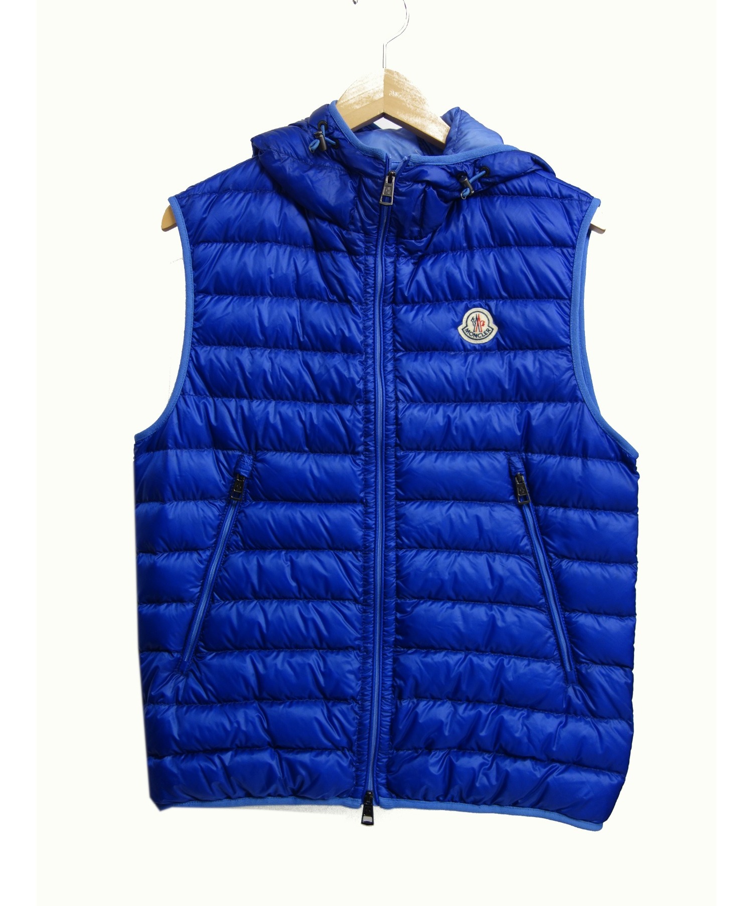 中古 古着通販 Moncler モンクレール ダウンベスト ブルー サイズ 1 Morellet Gilet B ブランド 古着通販 トレファク公式 Trefac Fashion