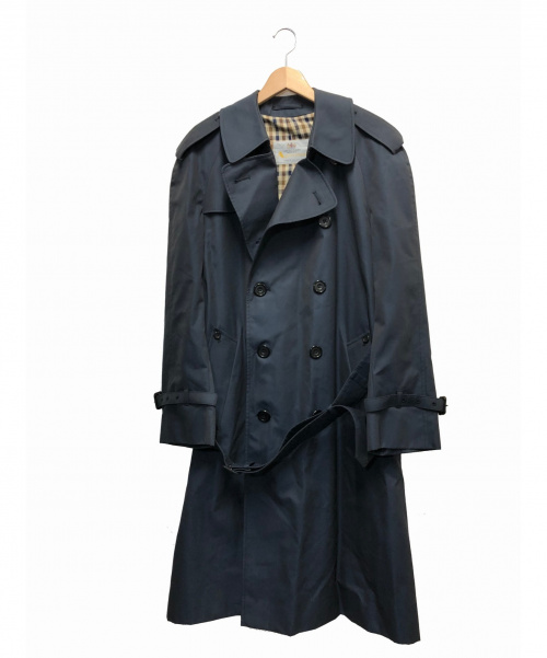 中古 古着通販 Aquascutum アクアスキュータム 70s 80sヴィンテージc100トレンチコート ネイビー サイズ 表記なし ブランド 古着通販 トレファク公式 Trefac Fashion