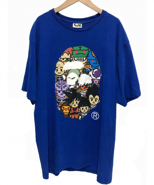 中古 古着通販 Bape By A Bathing Ape ベイプ バイ ア ベイシング エイプ Tシャツ ブルー サイズ 2xl ドラゴンボール ブランド 古着通販 トレファク公式 Trefac Fashion