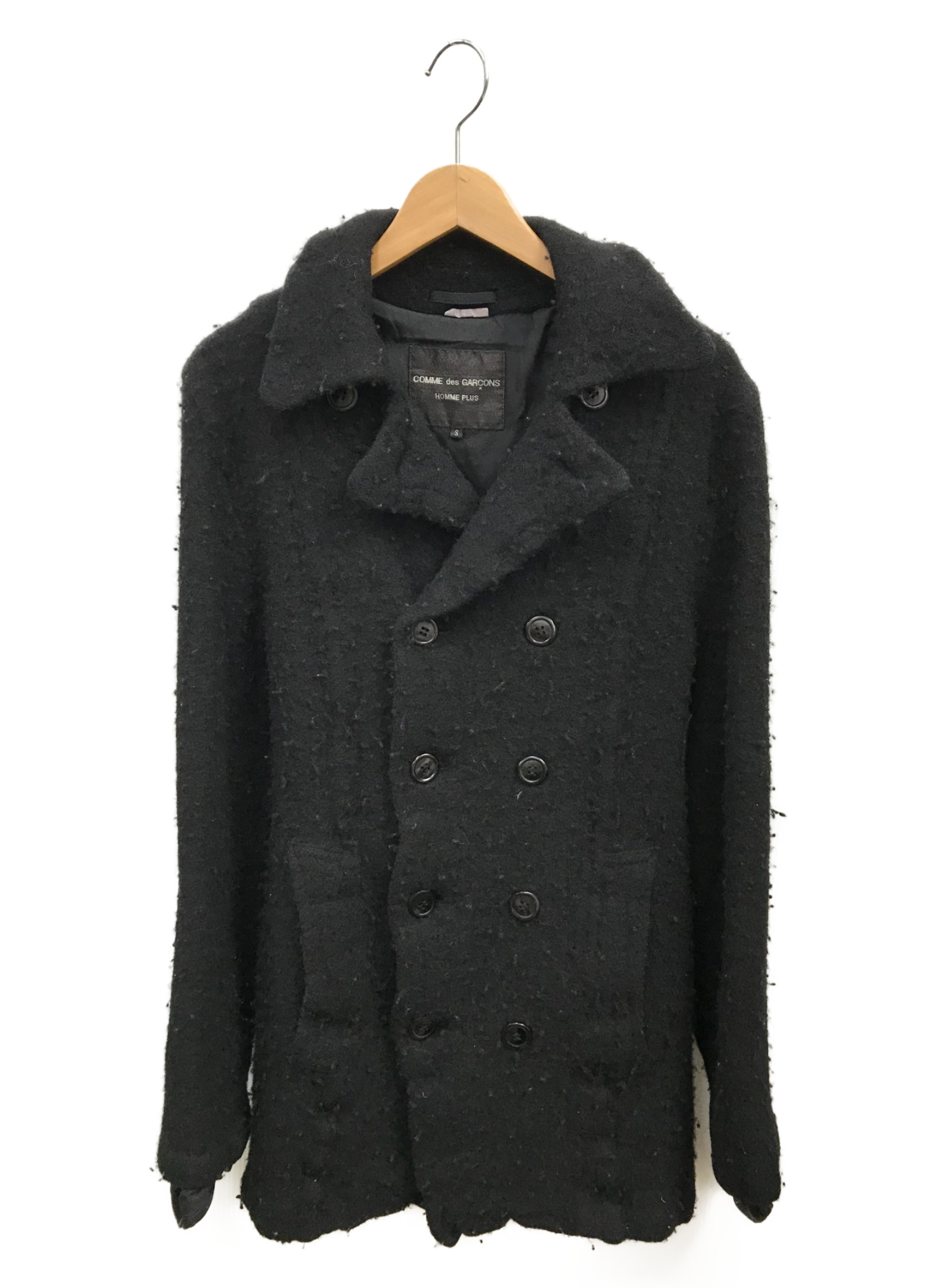 COMME des GARCONS HOMME PLUS 縮絨ダッフルPコート-