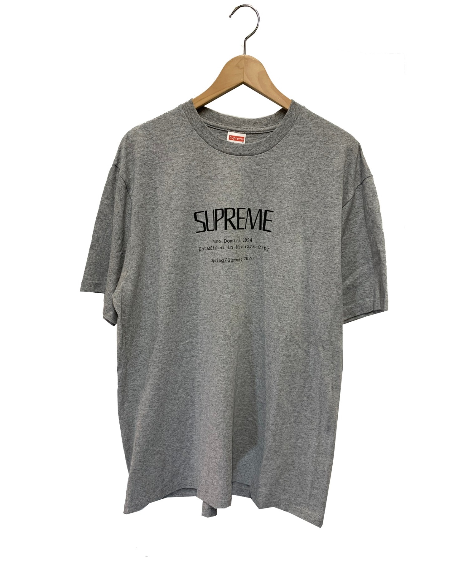 中古 古着通販 Supreme シュプリーム アンノドミニtシャツ グレー サイズ L Anno Domini Tee ブランド 古着通販 トレファク公式 Trefac Fashion