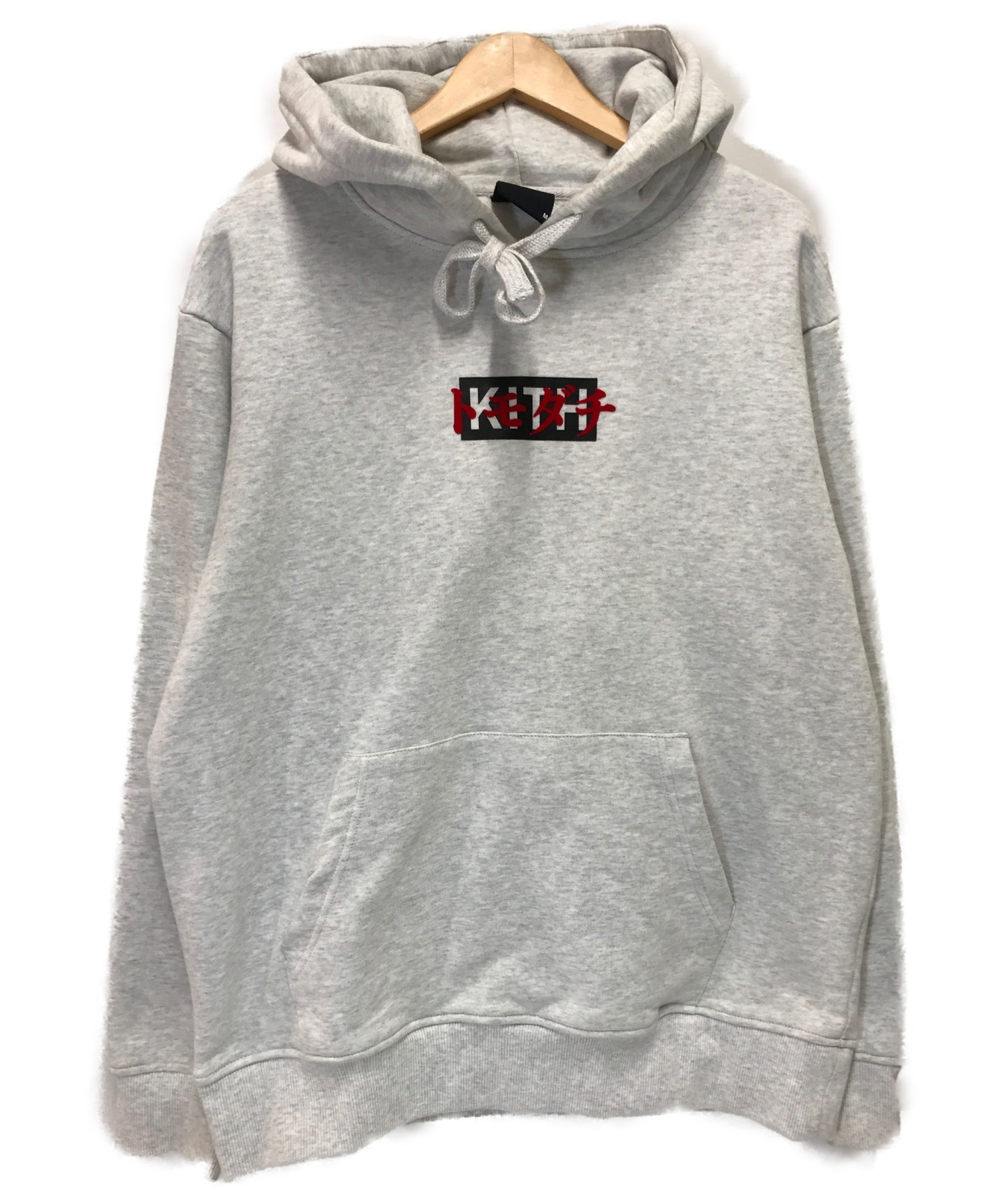 KITH - KITH キス パーカー L グレーx緑xピンク等(花柄) 【古着