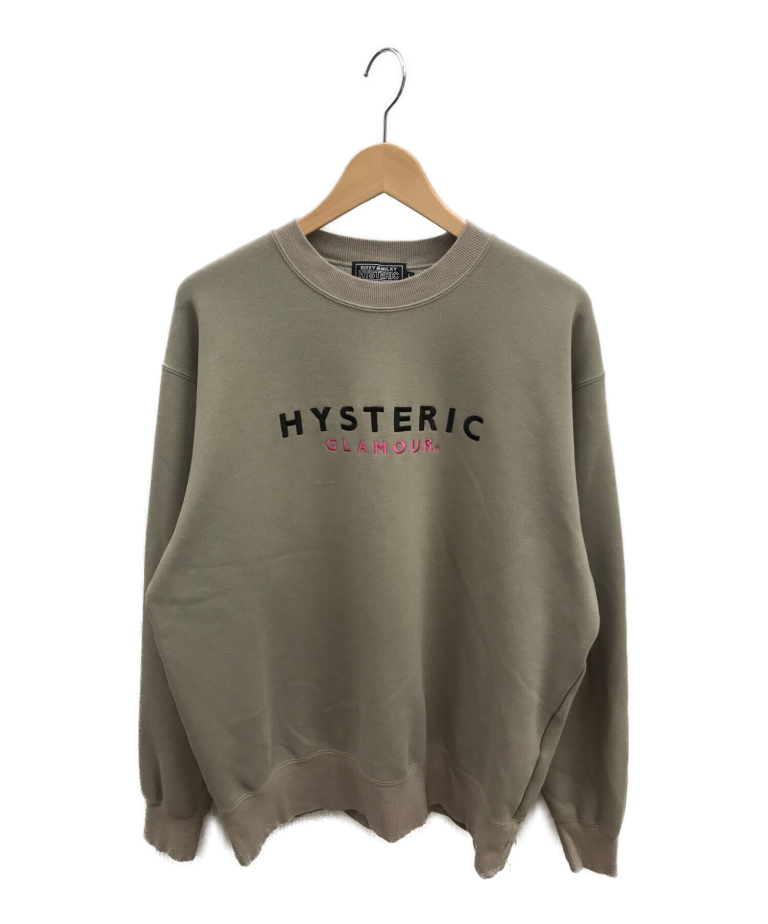 アニメショート ☆HYSTERIC GLAMOUR HYS LOGO刺繍スウェット FREE