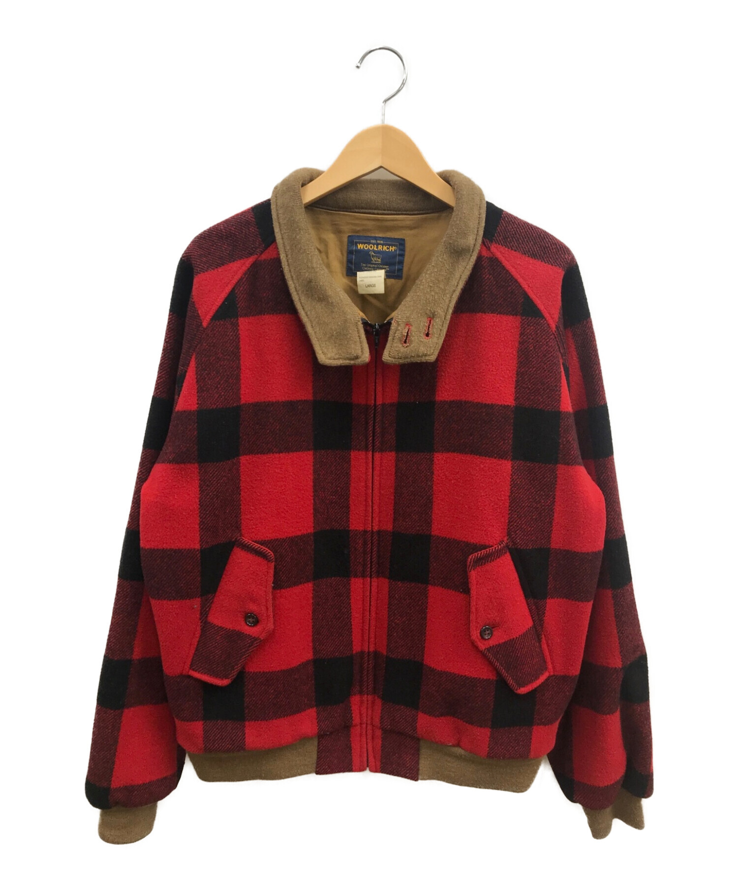 極希少】woolrich 60s 70s 白タグ ビッグザイズ シャツ 赤 | fgs.cl