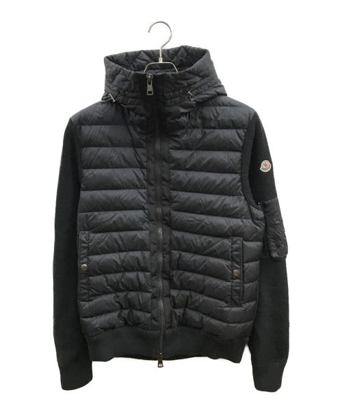 中古・古着通販】MONCLER (モンクレール) ニット切替ダウンジャケット