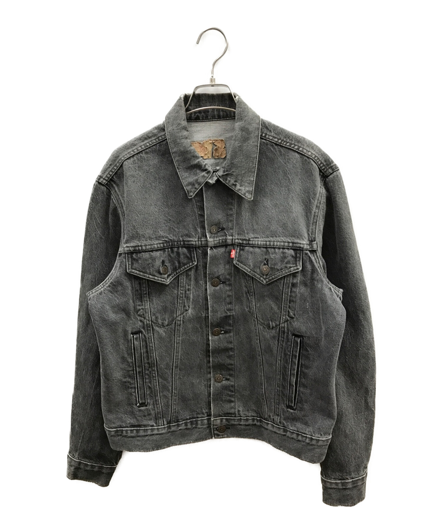 Levi's 70506 先染めブラック 42 ビッグサイズ デニムジャケット