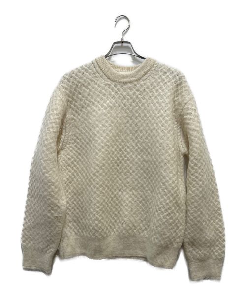 beautiful people（ビューティフルピープル）beautiful people (ビューティフルピープル) mohair brushed pullover アイボリー サイズ:42の古着・服飾アイテム