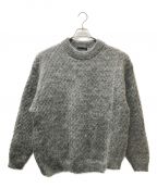 UNUESDアンユーズド）の古着「7G mohair pull over knit」｜グレー