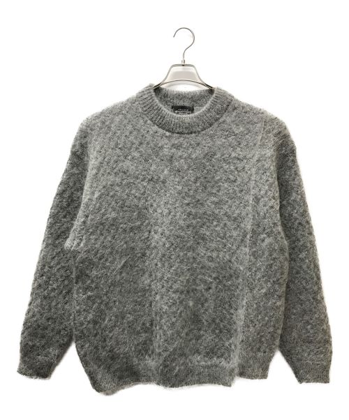 UNUESD（アンユーズド）UNUESD (アンユーズド) 7G mohair pull over knit グレー サイズ:4の古着・服飾アイテム