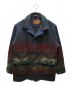 WOOLRICH（ウールリッチ）の古着「ネイティブ柄ラグジャケット」｜ネイビー