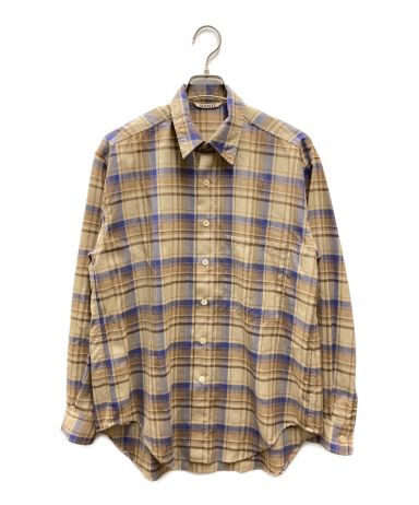 中古・古着通販】AURALEE (オーラリー) SUPER LIGHT WOOL CHECK SHIRTS