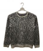 Needlesニードルズ）の古着「Mohair Sweater Leopard」｜グレー