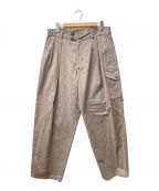 KAPTAIN SUNSHINEキャプテンサンシャイン）の古着「Garment Dyed Gurkha Trousers/パンツ」｜ベージュ