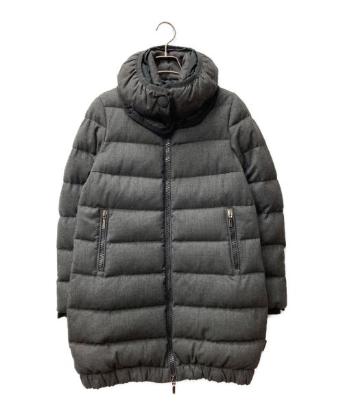 MONCLER（モンクレール）MONCLER (モンクレール) MADINEダウンコート グレーの古着・服飾アイテム