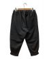 CASEY CASEY (ケーシーケーシー) CHASSE PANT-WOO ブラック サイズ:S：19800円