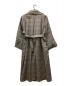 Madder Madder (マダマダ) DERA CHECK BIG LONG COAT グレー サイズ:下記参照：13800円