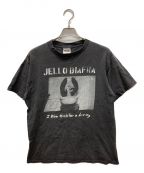 JELLO BIAFRAジェロ ビアフラ）の古着「ヴィンテージプリントＴシャツ」｜ブラック