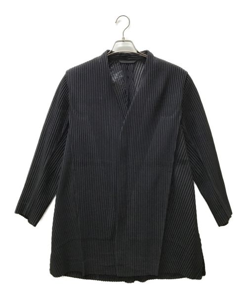 HOMME PLISSE ISSEY MIYAKE（オムプリッセ イッセイ ミヤケ）HOMME PLISSE ISSEY MIYAKE (オムプリッセ イッセイ ミヤケ) STEM Jacket ブラック サイズ:1の古着・服飾アイテム