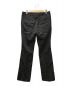 YUKI HASHIMOTO (ユウキハシモト) FLARED SLIM TROUSERS ブラック サイズ:48：20800円