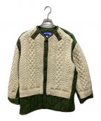 COMME des GARCONS JUNYA WATANABE MANコム デ ギャルソン ジュンヤ ワタナベ マン）の古着「Nylon Ripstop Wool Jacquard Jacket」｜カーキ