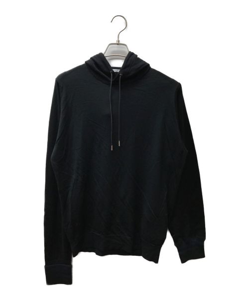 sacai（サカイ）sacai (サカイ) JOHN SMEDLEY (ジョンスメドレー) ニット切替プルオーバー ブラック サイズ:2の古着・服飾アイテム